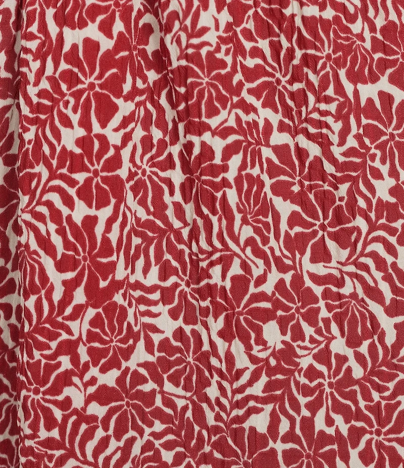 Gianni Bini x Cyd Morris The Millie Ditsy Floral U-Hardware Detail Sleeveless Dress Cover Up