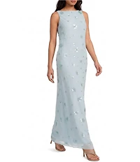 Gianni Bini x Cyd Morris The Bleu Embellished Gown