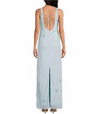 Gianni Bini x Cyd Morris The Bleu Embellished Gown