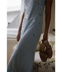 Gianni Bini x Cyd Morris The Bleu Embellished Gown