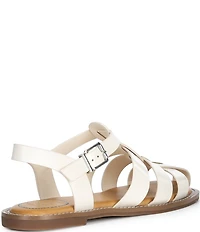 Gianni Bini x Cyd Morris The Captain Leather Square Toe Fisherman Sandals