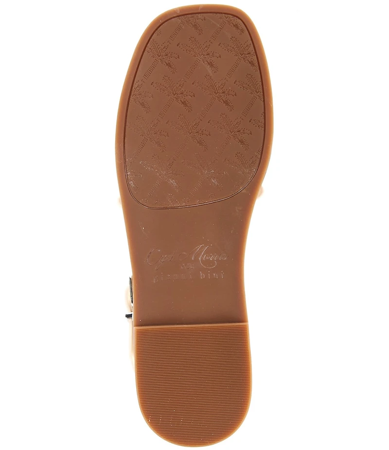Gianni Bini x Cyd Morris The Captain Leather Square Toe Fisherman Sandals