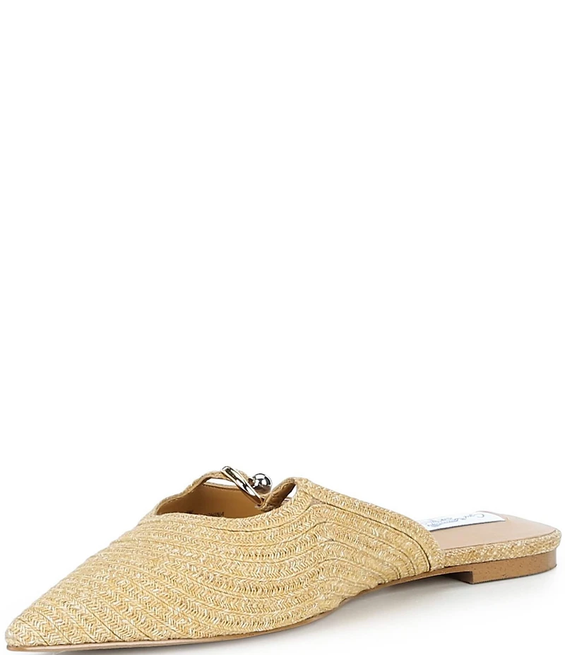 Gianni Bini x Cyd Morris The Hampton Raffia Ornamented Mules