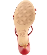 Gianni Bini x Cyd Morris The Miramar Leather Ornamented Toe Loop Sandals