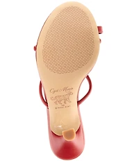 Gianni Bini x Cyd Morris The Miramar Leather Ornamented Toe Loop Sandals