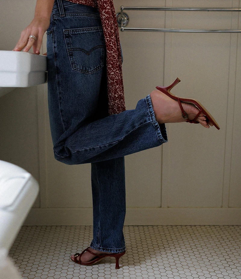 Gianni Bini x Cyd Morris The Miramar Leather Ornamented Toe Loop Sandals