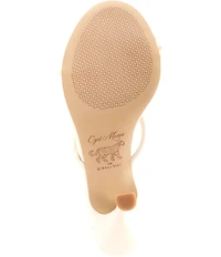 Gianni Bini x Cyd Morris The Miramar Leather Ornamented Toe Loop Sandals