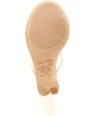 Gianni Bini x Cyd Morris The Miramar Leather Ornamented Toe Loop Sandals