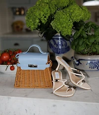 Gianni Bini x Cyd Morris The Miramar Leather Ornamented Toe Loop Sandals