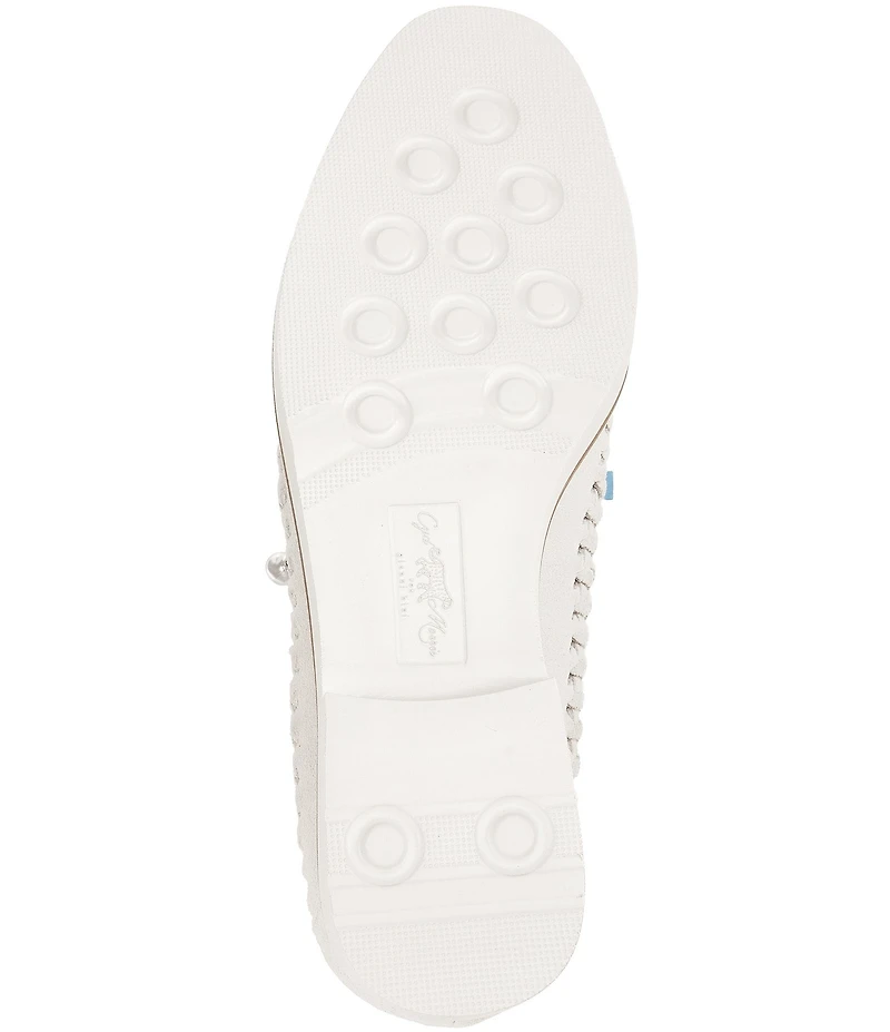 Gianni Bini x Cyd Morris The Nantucket Suede Woven Boat Shoes