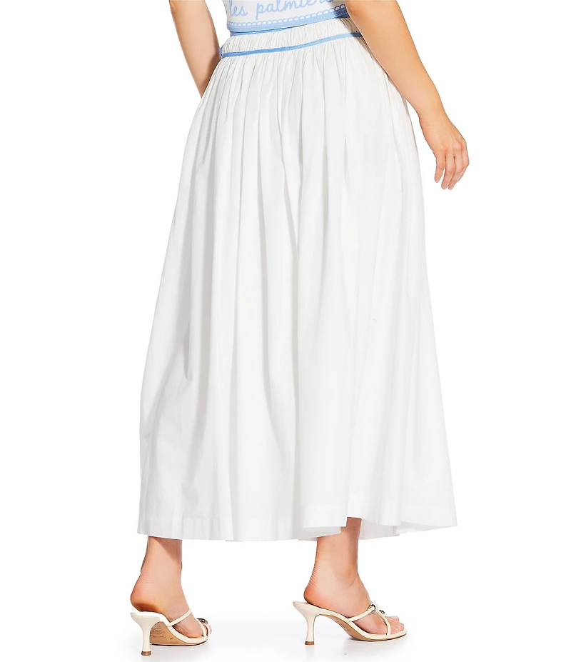 Gianni Bini x Cyd Morris The Violante Cinched High Rise Maxi Skirt
