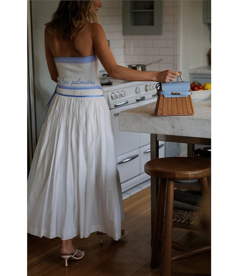 Gianni Bini x Cyd Morris The Violante Cinched High Rise Maxi Skirt