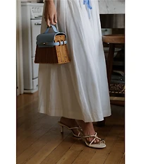 Gianni Bini x Cyd Morris The Violante Cinched High Rise Maxi Skirt