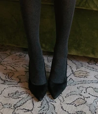 Gianni Bini x Lilly Sisto Lola Haircalf Pointed Toe Slingback Pumps