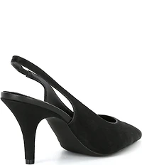Gianni Bini x Lilly Sisto Lola Haircalf Pointed Toe Slingback Pumps