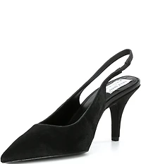 Gianni Bini x Lilly Sisto Lola Haircalf Pointed Toe Slingback Pumps