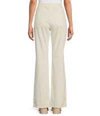 Gianni Bini x Nastia Liukin Anna Denim Straight Leg Feather Detail Jeans