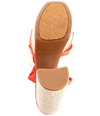 Gianni Bini x Shea Leigh Mills Honey Lace Up Ankle Strap Platform Sandals