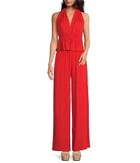 Gianni Bini x Shea Leigh Mills Spritz Jacquard Coordinating Halter Top