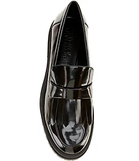 Gianni Bini x Sydney Silverman Allie Patent Kiltie Lug Loafers