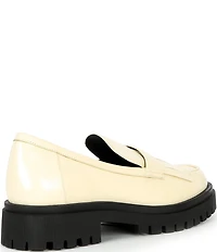 Gianni Bini x Sydney Silverman Allie Leather Kiltie Lug Loafers