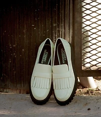 Gianni Bini x Sydney Silverman Allie Leather Kiltie Lug Loafers