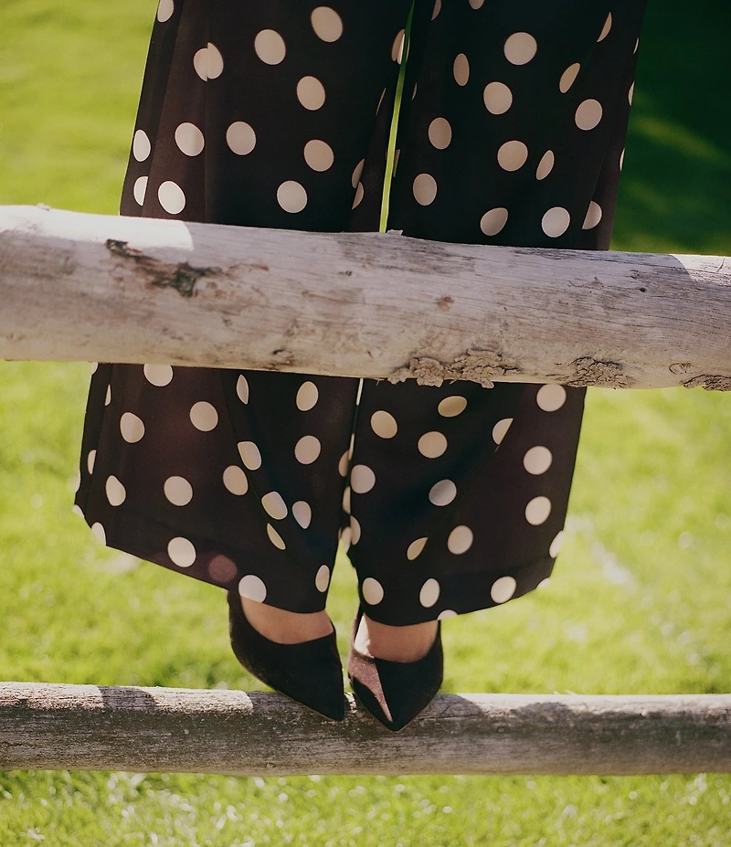 Gianni Bini x Sydney Silverman Christina Suede Pointed Toe Slingback Pumps