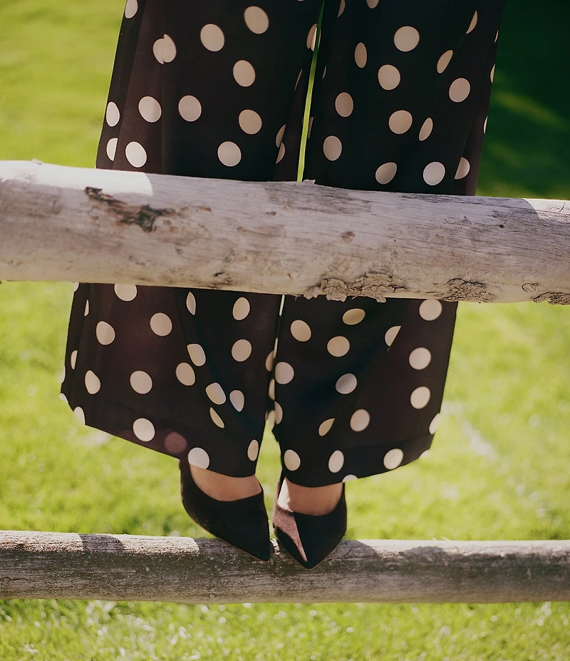 Gianni Bini x Sydney Silverman Christina Suede Pointed Toe Slingback Pumps