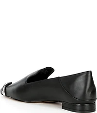 Gianni Bini x Sydney Silverman Flay Leather Pierced Ornament Loafers