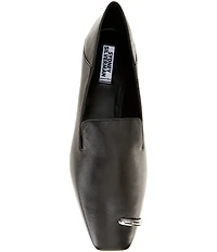 Gianni Bini x Sydney Silverman Flay Leather Pierced Ornament Loafers