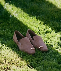 Gianni Bini x Sydney Silverman Flay Suede Pierced Ornament Loafers