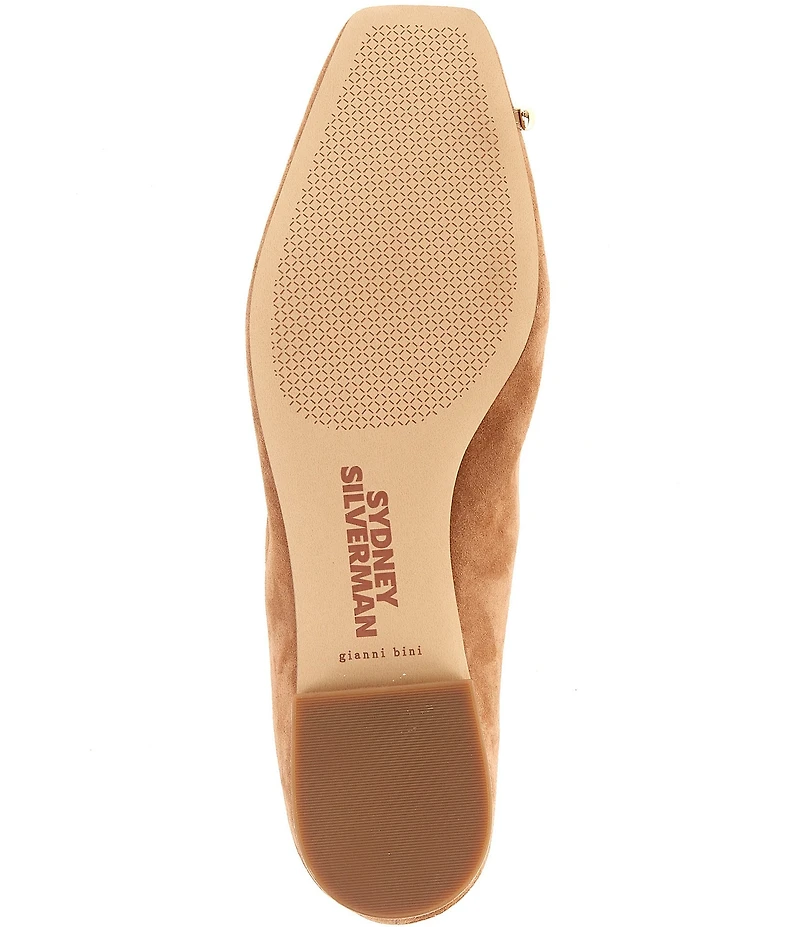 Gianni Bini x Sydney Silverman Flay Suede Pierced Ornament Loafers