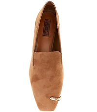 Gianni Bini x Sydney Silverman Flay Suede Pierced Ornament Loafers