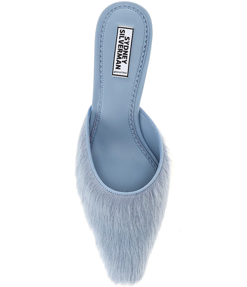 Gianni Bini x Sydney Silverman Jill Haircalf Snip Toe Dress Mules
