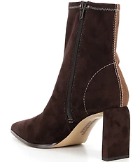 Gianni Bini x Sydney Silverman Kelsey Two-Tone Stitched Dress Booties