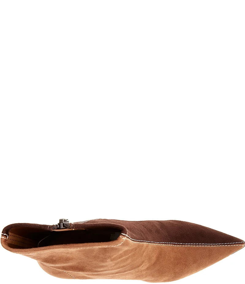 Gianni Bini x Sydney Silverman Kelsey Two-Tone Stitched Dress Booties