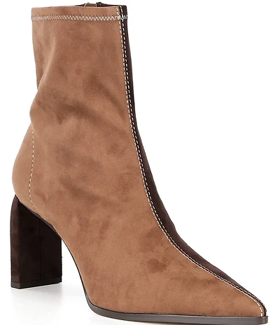 Gianni Bini x Sydney Silverman Kelsey Two-Tone Stitched Dress Booties