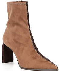 Gianni Bini x Sydney Silverman Kelsey Two-Tone Stitched Dress Booties
