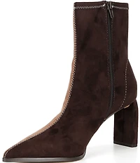 Gianni Bini x Sydney Silverman Kelsey Two-Tone Stitched Dress Booties