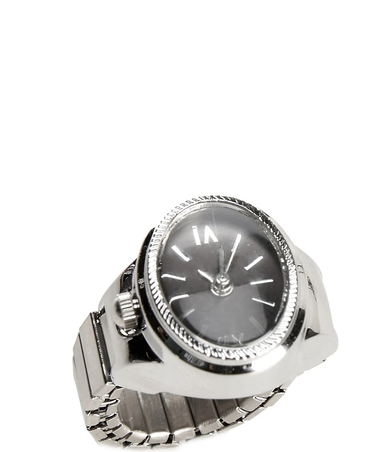Gianni Bini x Sydney Silverman The Chloe Stainless Steel Stretch Ring Watch