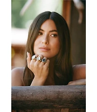 Gianni Bini x Sydney Silverman The Chloe Stainless Steel Stretch Ring Watch