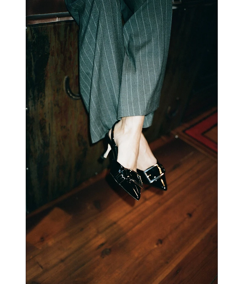 Gianni Bini x Sydney Silverman The Coco Stripe Suiting High Rise Wide Leg Coordinating Pants