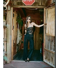 Gianni Bini x Sydney Silverman The Jane Lace Square Neck Sleeveless Cami Top