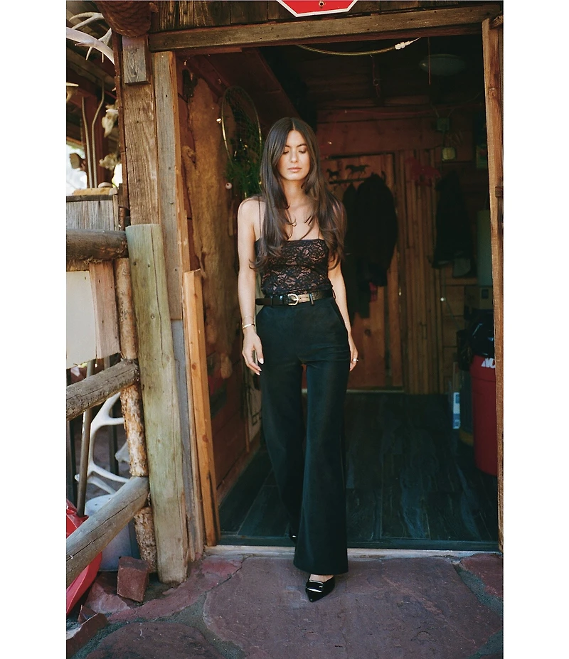 Gianni Bini x Sydney Silverman The Jane Lace Square Neck Sleeveless Cami Top