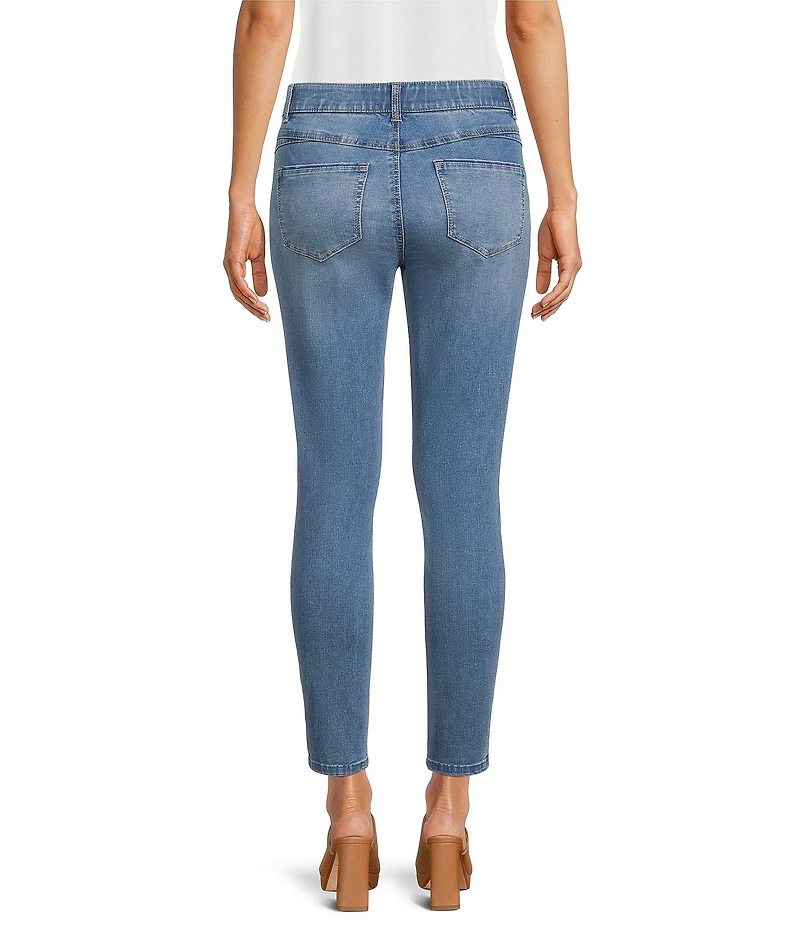 Gibson & Latimer Ankle Skinny Leg Slimming Panel Stretch Denim Jeans