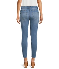 Gibson & Latimer Ankle Skinny Leg Slimming Panel Stretch Denim Jeans