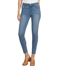 Gibson & Latimer Ankle Skinny Leg Slimming Panel Stretch Denim Jeans