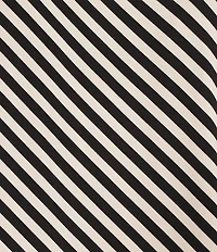 Gibson & Latimer Bias Stripe Knit V-Neck Dropped Short Sleeve Shell Shirttail Tee Shirt