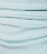 Gibson & Latimer Boat Neck Sleeveless Ruched Midi Bodycon Knit Dress