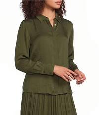 Gibson & Latimer Collared Button Down Long Sleeve Woven Coordinating Shirt